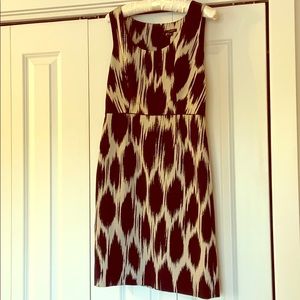 Ikat print sheath dress